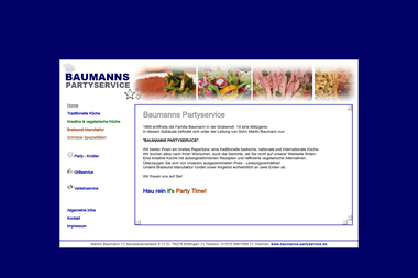 baumanns-partyservice.de - Catering Services Bühl