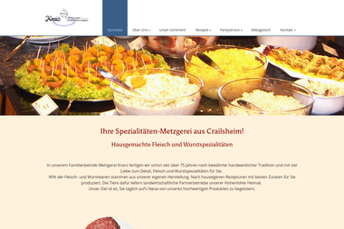 feinkost-metzgerei-kranz.de - Catering Services Crailsheim