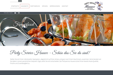 party-service-hauwe.de - Catering Services Datteln