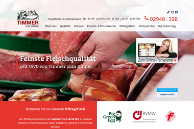 fleischerei-timmer.de - Catering Services Delbrück