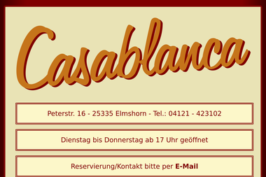 casablanca-elmshorn.de - Catering Services Elmshorn
