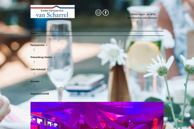partyservice-van-scharrel.de - Catering Services Emden