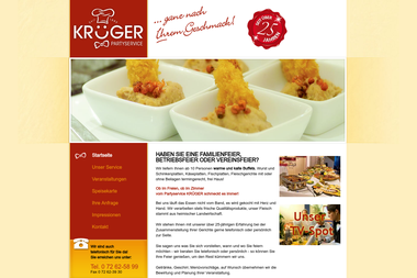 krueger-partyservice.de - Catering Services Eppingen