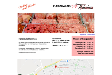 fleischwaren-thoennissen.de - Catering Services Erkelenz