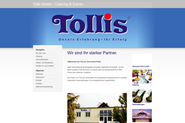 tollis-goslar.de - Catering Services Goslar