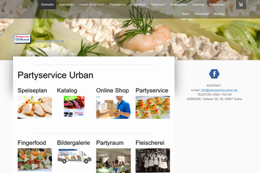 partyservice-urban.de - Catering Services Gotha
