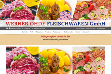 fleischerei-ohde.de - Catering Services Güstrow