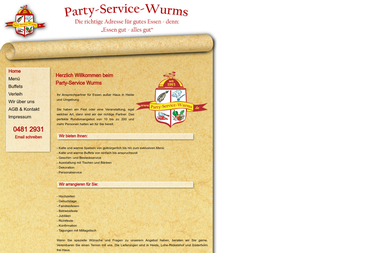 party-service-wurms.de - Catering Services Heide