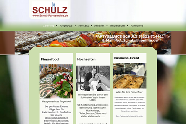schulz-partyservice.de - Catering Services Heidelberg