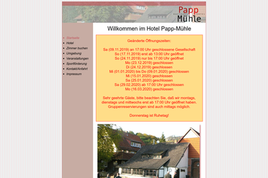 pappmuehle.de - Catering Services Hessisch Oldendorf