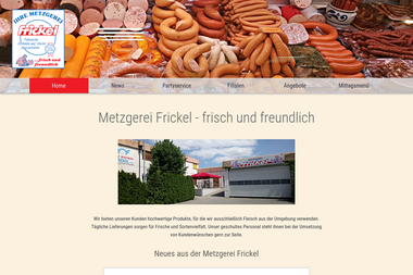 metzgerei-frickel.de - Catering Services Kitzingen