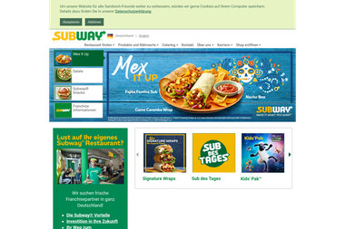 subway-sandwiches.de - Catering Services Kolbermoor