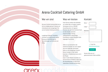arenacocktailcatering.de - Catering Services Leverkusen