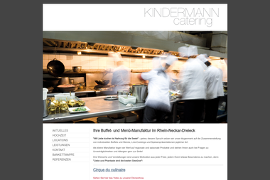 kindermann-catering.de - Catering Services Mannheim