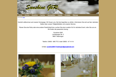 sunshine-mgn.de - Catering Services Meiningen