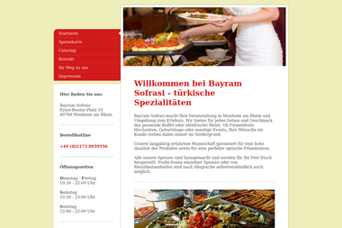 bayram-sofrasi.de - Catering Services Monheim Am Rhein