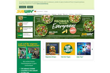 subway-sandwiches.de - Catering Services Neutraubling