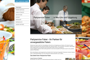 partyservice-faber.de - Catering Services Neu-Ulm