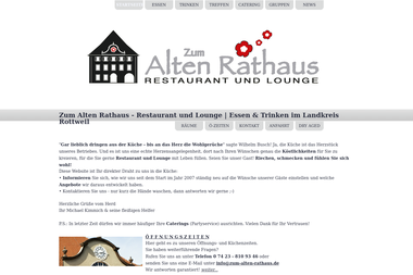 zum-alten-rathaus.de - Catering Services Oberndorf Am Neckar
