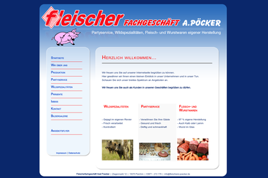 fleischerei-poecker.de - Catering Services Parchim