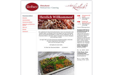 fleischerei-rossner.de - Catering Services Plauen