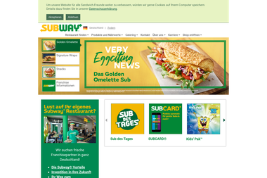 subway.com/de-de - Catering Services Sangerhausen