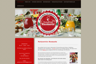 partyservice-rosmarin.de - Catering Services Schwabach