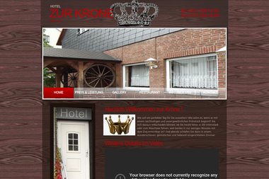 hotel-zurkrone.eu - Catering Services Seelze