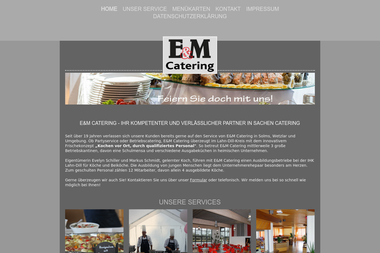 em-catering.de - Catering Services Solms