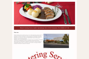 weinertcatering.de - Catering Services Spremberg