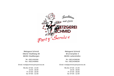 schmid-partyservice.de - Catering Services Stadtbergen