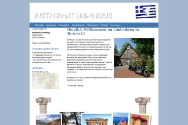 restaurant-lindenkrug.de - Catering Services Tornesch