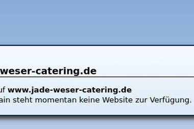 jade-weser-catering.de - Catering Services Varel