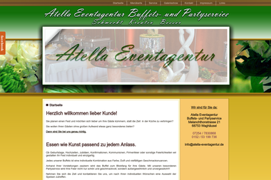 atella-eventagentur.de - Catering Services Waghäusel
