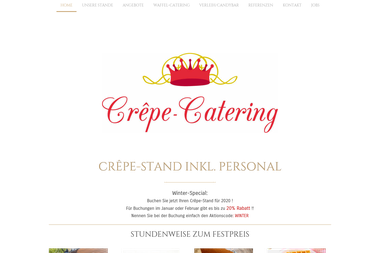 crepe-catering.de - Catering Services Wedel