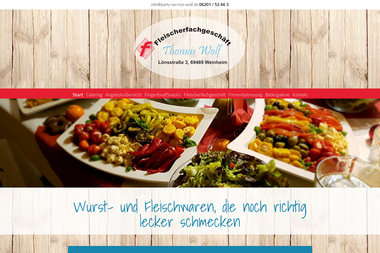 party-service-wolf.de - Catering Services Weinheim