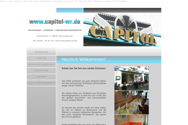 capitol-wr.de - Catering Services Wernigerode