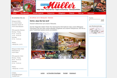 metzger-mueller.com - Catering Services Wiehl