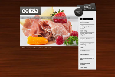 delizia-schwartz.de - Catering Services Würselen