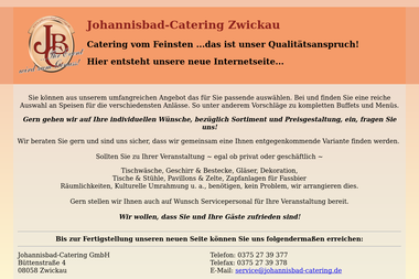 johannisbad-catering.de - Catering Services Zwickau