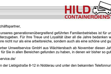 containerdienst-hild.de - Containerverleih Bruchköbel