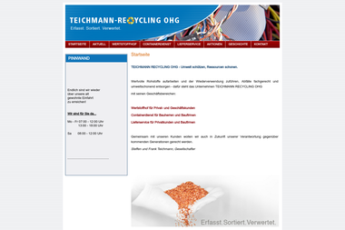 teichmann-recycling.de - Containerverleih Coswig