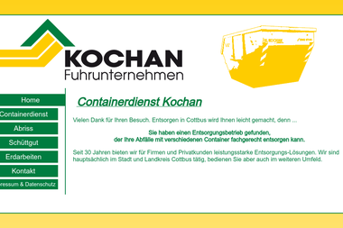 container-kochan.de - Containerverleih Cottbus