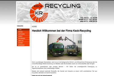 keck-recycling.de - Containerverleih Darmstadt