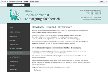 dino-containerdienst-essen.de/recyclinghof - Containerverleih Essen