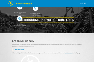 recyclingpark-flensburg.de - Containerverleih Flensburg