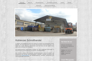 schrott-koblenz.de - Containerverleih Koblenz