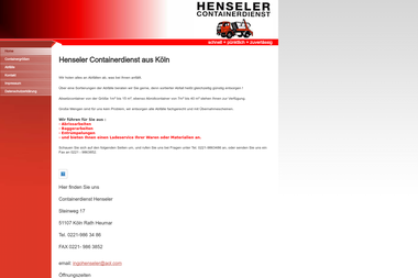 containerdienst-henseler.de - Containerverleih Köln