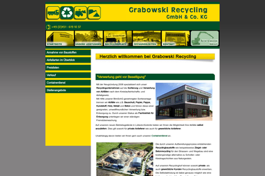 grabowski-recycling.de - Containerverleih Lübeck
