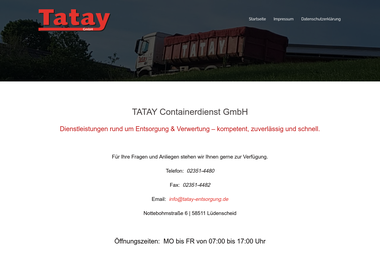 tatay-entsorgung.de - Containerverleih Lüdenscheid